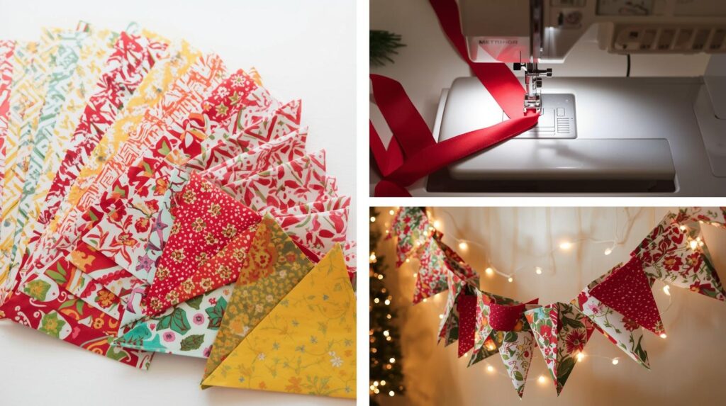 guirlande de noel fait main